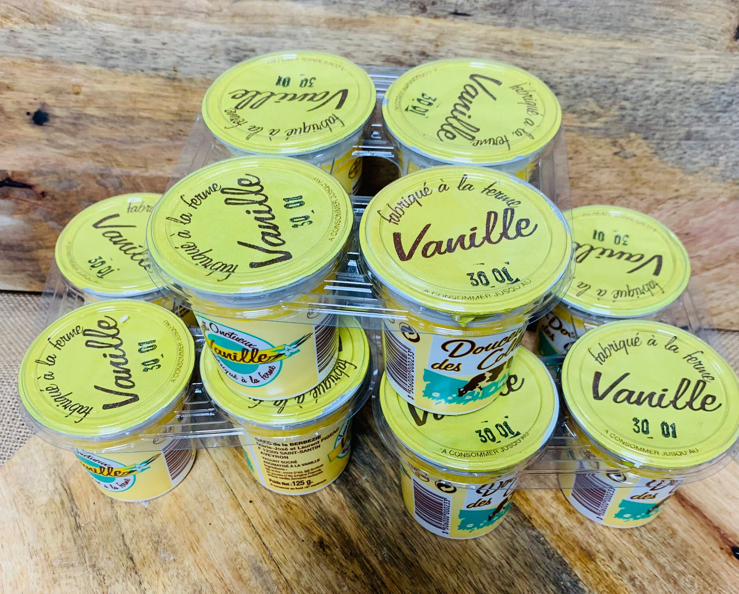 yaourt vache vanille 125g FR 12 (lait entier)