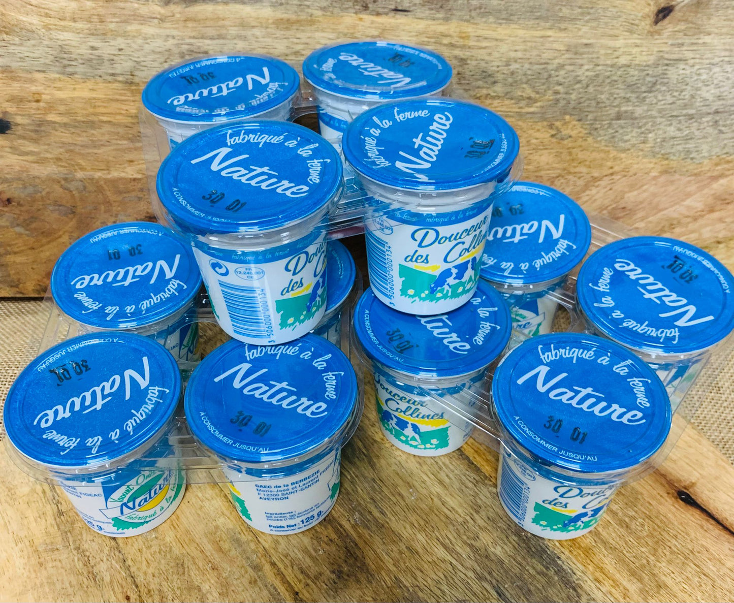 yaourt vache nature 125g FR12 (lait entier)