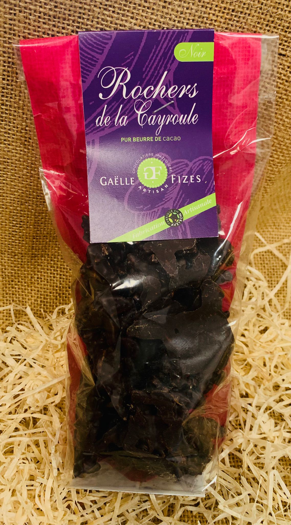 Rochers chocolat 120g. FR12