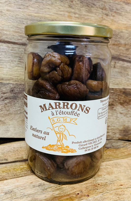 Marrons entiers à l'étouffée 420g FR