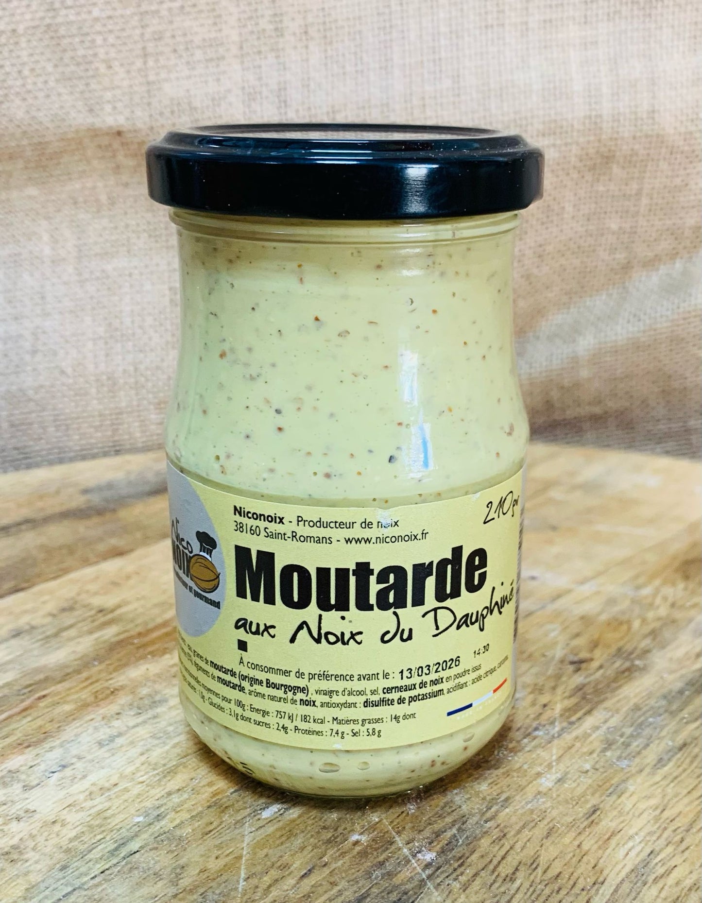 Moutarde de noix en 210g FR38