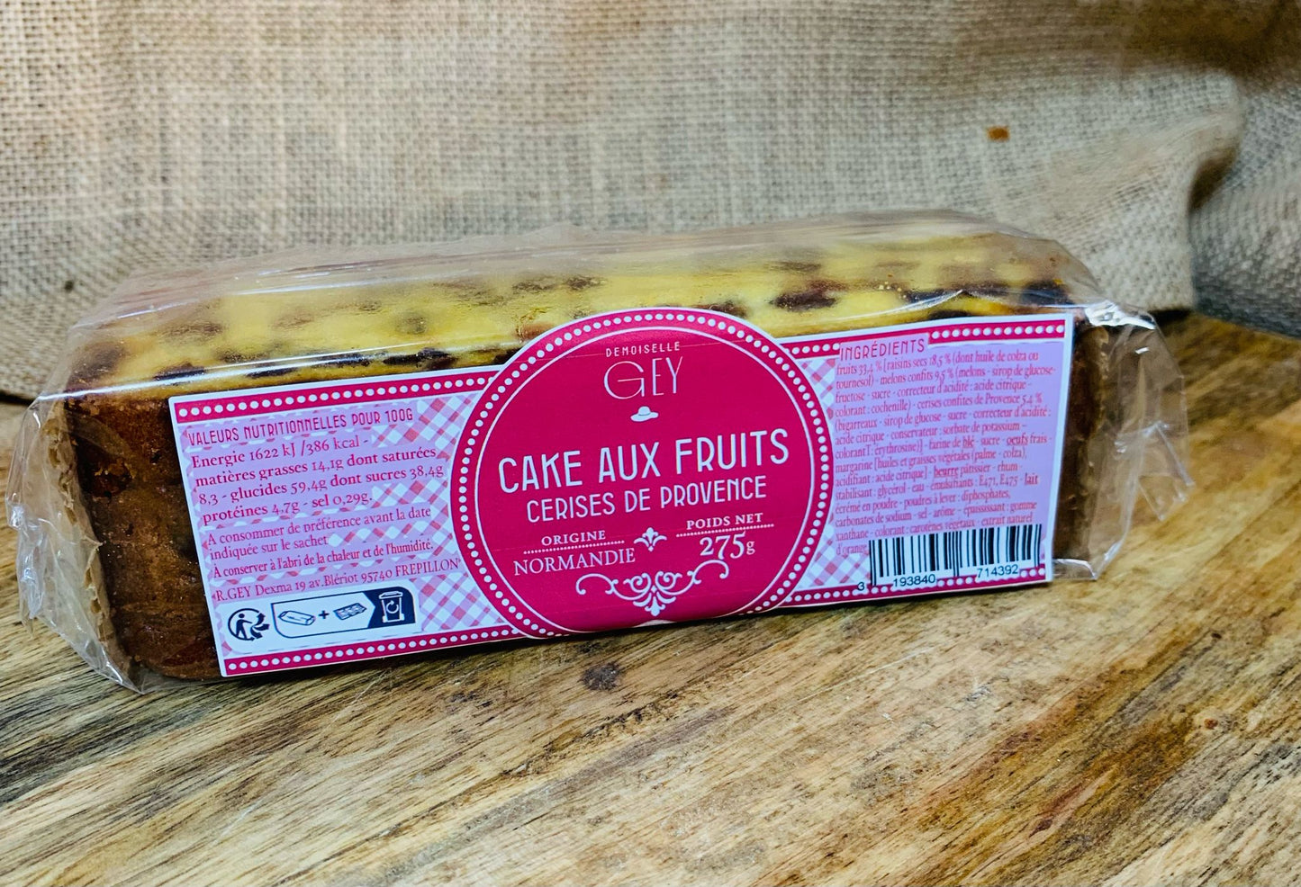 Cake aux cerises de Provence 275g FR