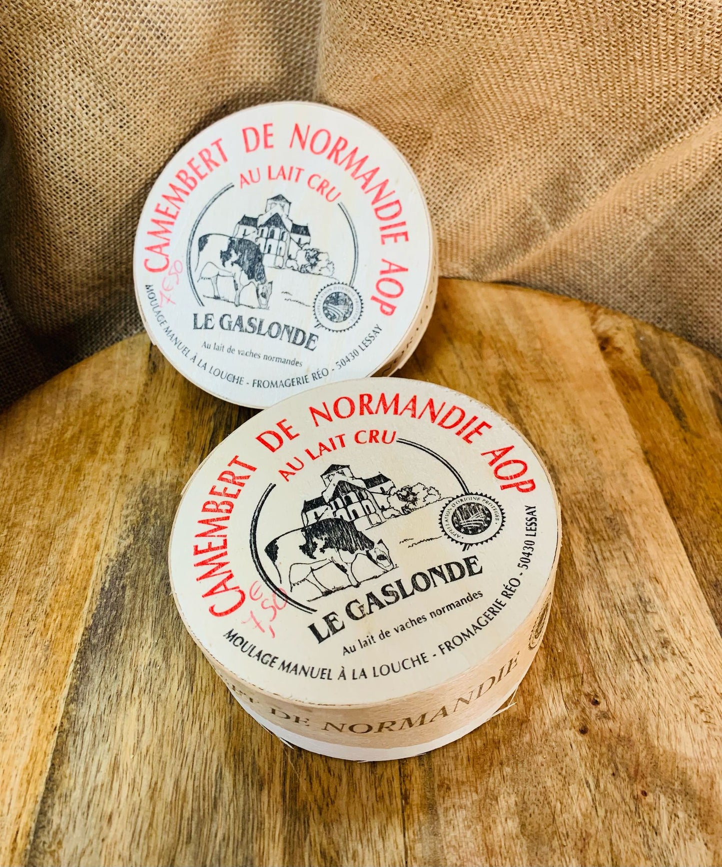 camembert de Normandie AOP 250g FR50 (lait cru)