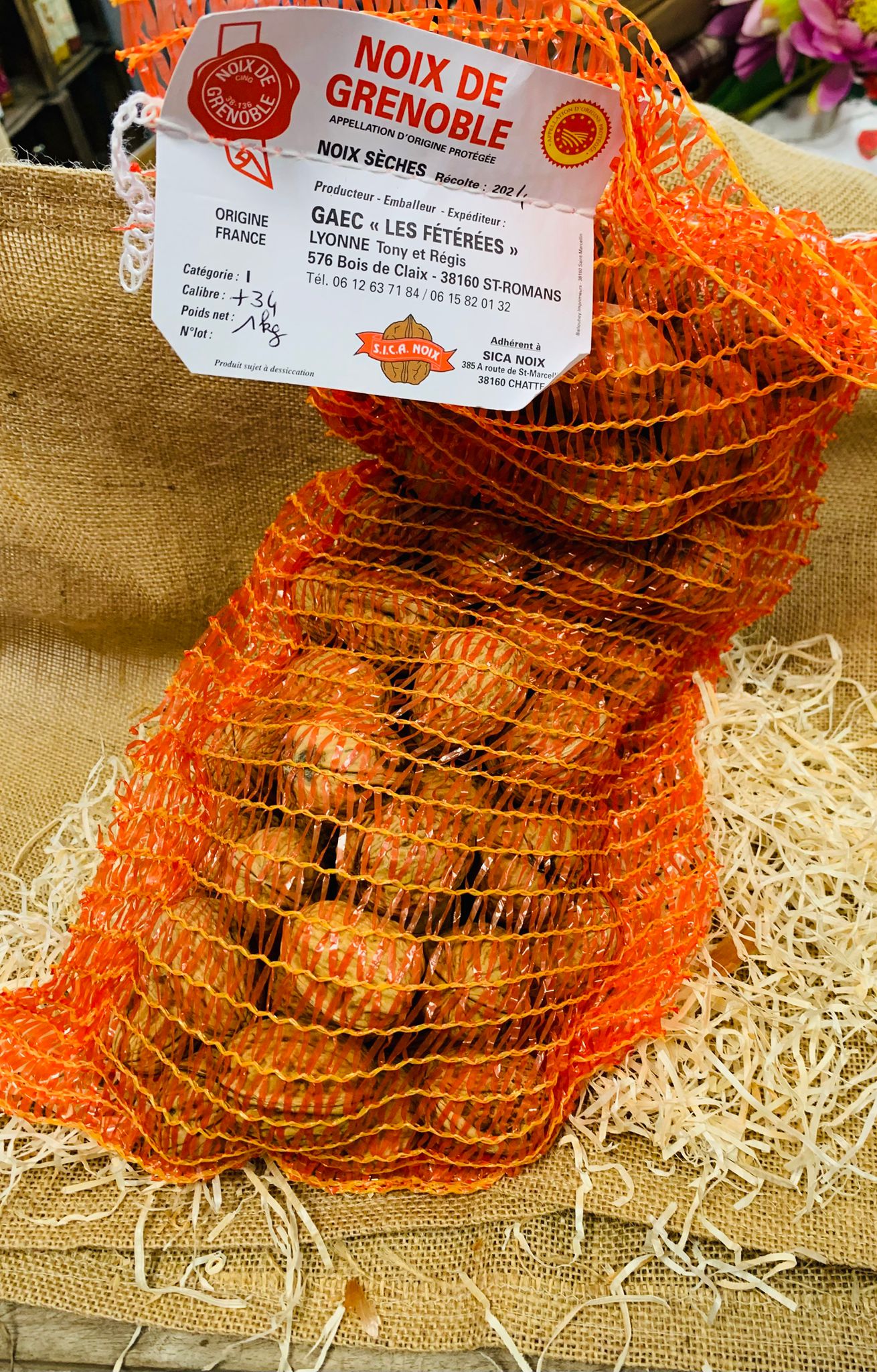 Noix de Grenoble sèches FR38 🦽