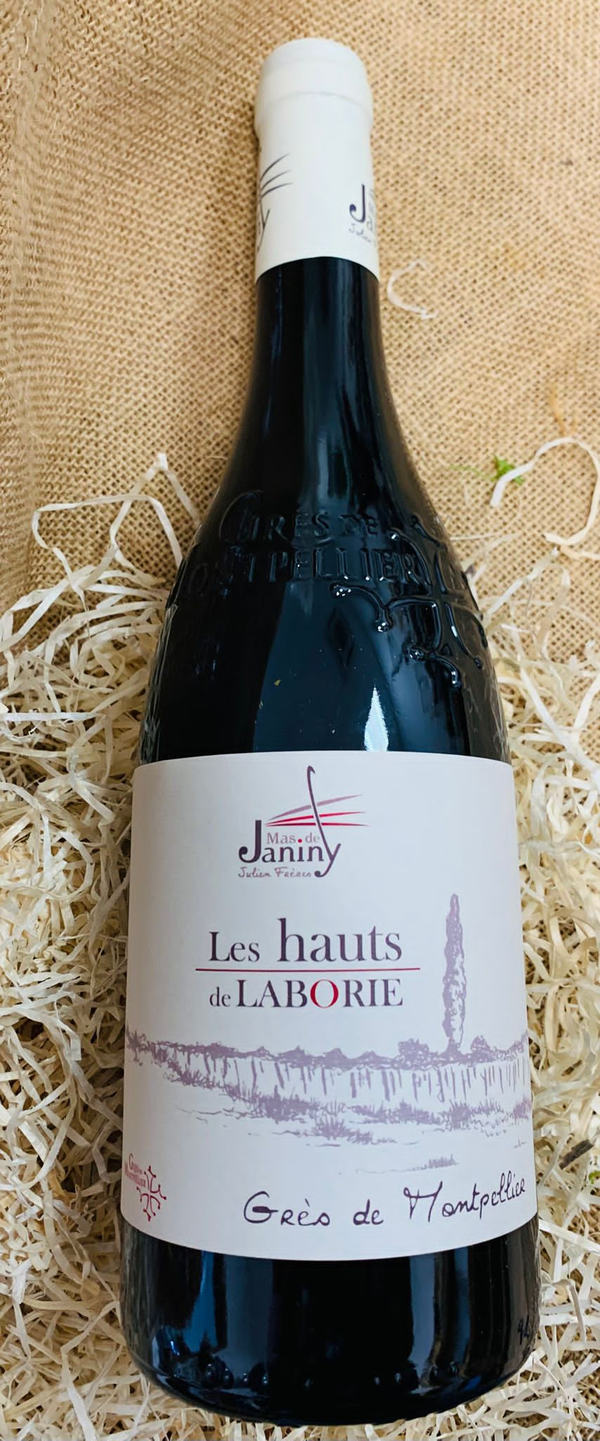 vin rouge de région "les hauts de Laborie " 14%