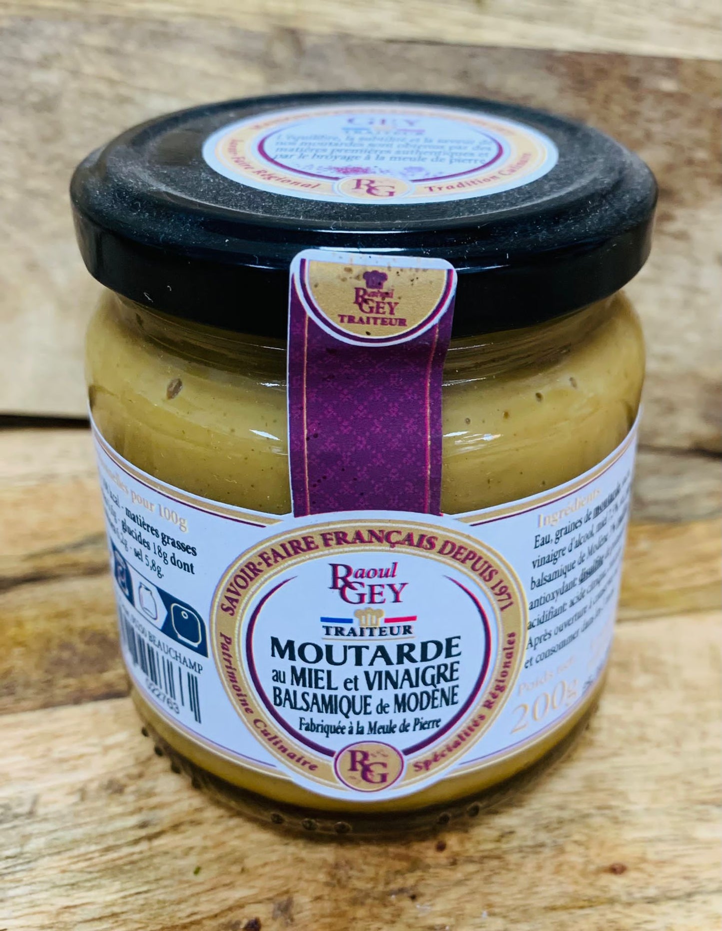 Moutarde miel et balsamique 21cl FR