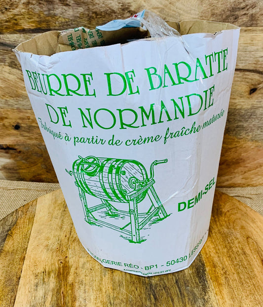 Beurre de Baratte de Normandie demi-sel FR50