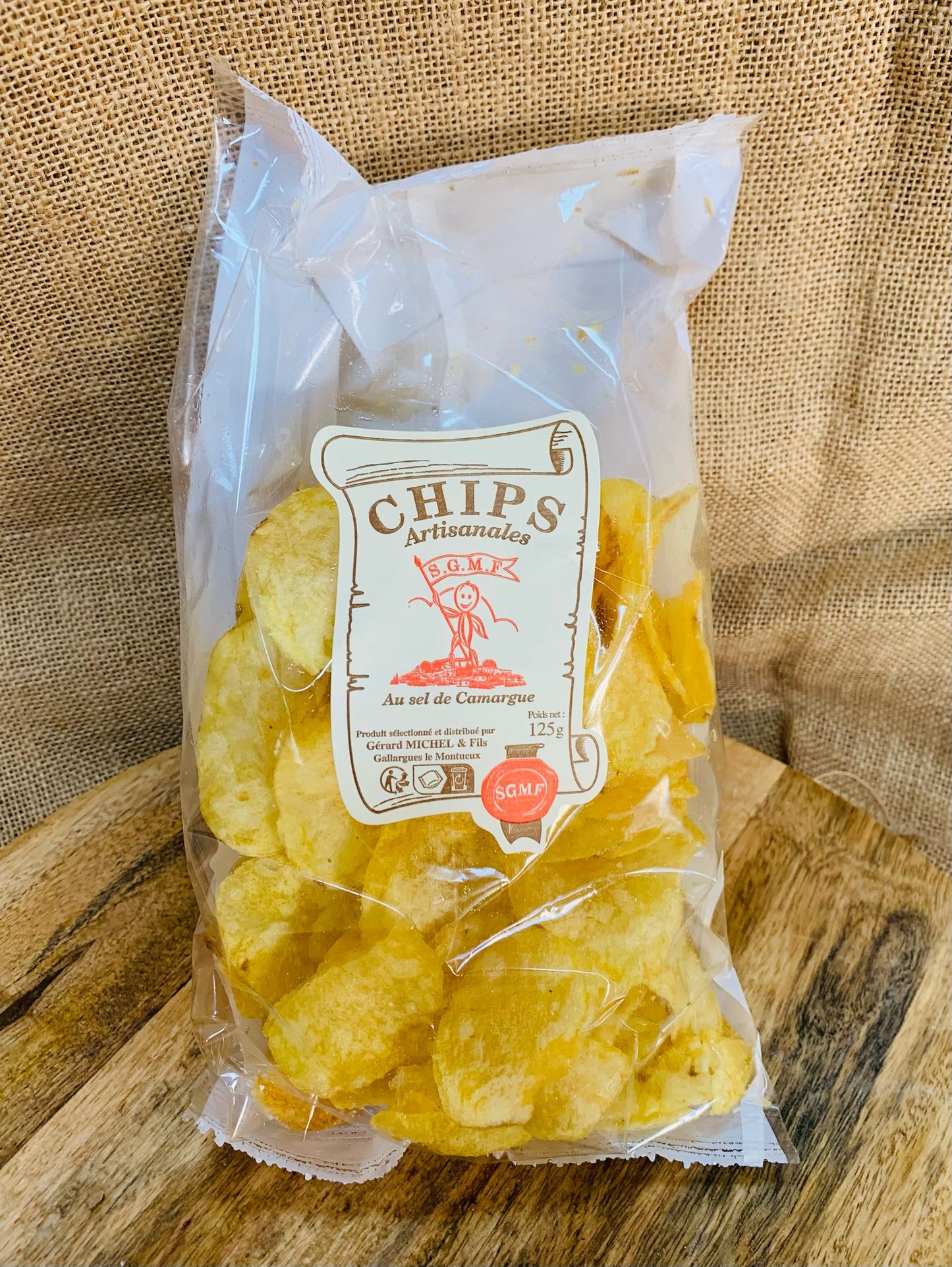 Chips artisanales au sel de Camargue FR