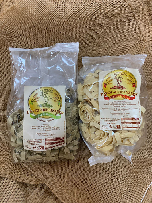 Pâtes artisanales en 250g FR