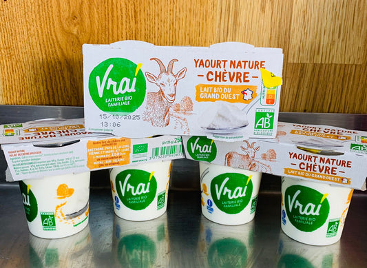 Yaourts chèvre nature 125gX2